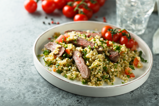 Britse salade met rosbief en cashewnoten