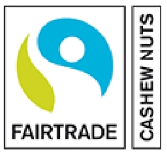 fairtrade logo, cashew nuts